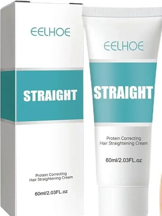 Straight Protein Hair Straightening Cream – Frizz Control & Smoothing