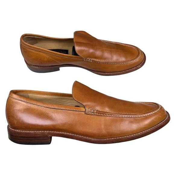 To Boot New York Adam Derrick Brown Leather Shoes Loafer Men's Sz 10.5‎
