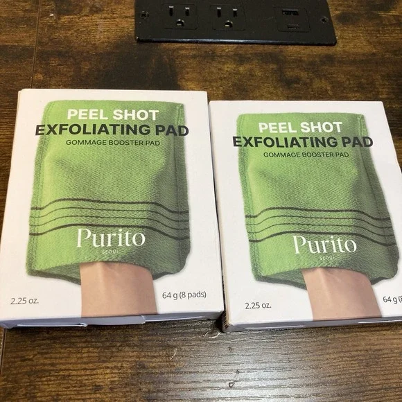Purito Peel Shot Exfoliating Pad -‎ 2 Boxes - Each Box has 8 Packs