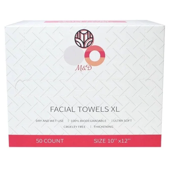 DolMay XL Face Cleaning TowelsUSDA Biobased, Disposable & Ultra Soft 2‎ PACK