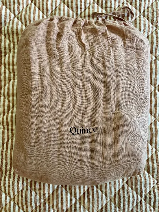 Quince - European Linen Duvet Cover - King / Cal King