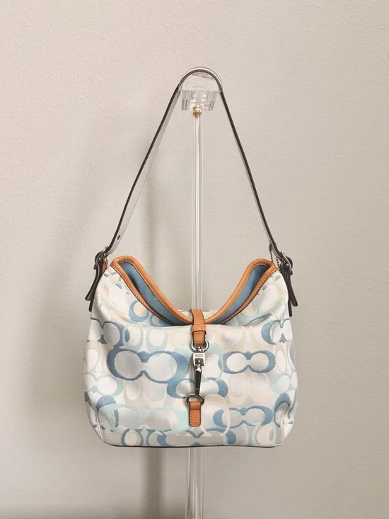 Coach Blue Purse Bag