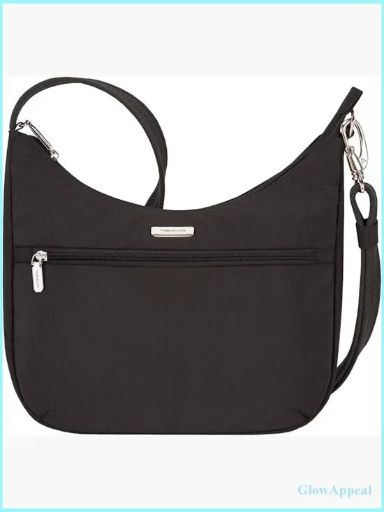 Anti-Theft East/West Hobo Bag with RFID Blocking