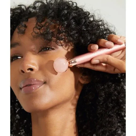 Skin Gym Rose Quartz Revati Vibrating Beauty Tool / New In Box