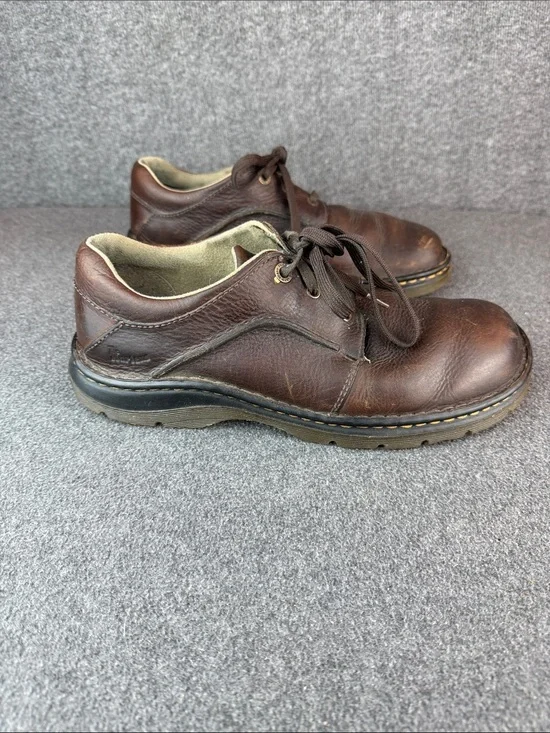 Dr. Martens Unisex Dark Brown Leather Lace-Up‎ Oxfords M9|W10