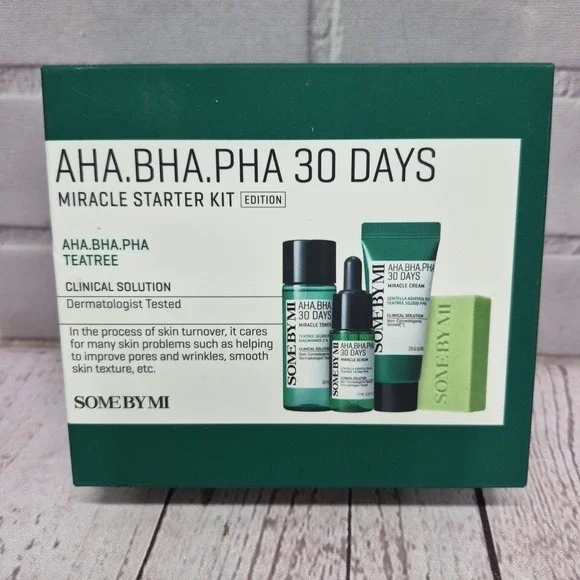 AHA.BHA.PHA 30 Days Miracle Starter Kit Edition, 4 Piece Kit