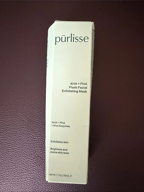 purlisse White AHA + PHA Flash Facial Exfoliating Mask