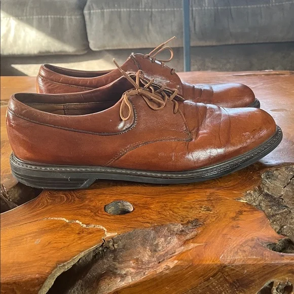 Sperry Men's Brown Leather Lace Up Dress Shoes size 10