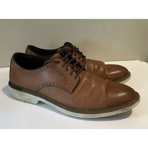 COLE HAAN Men GoTo Plain-Toe Ox Sz 12 M British Tan Brown Casual‎ Oxfords C34125