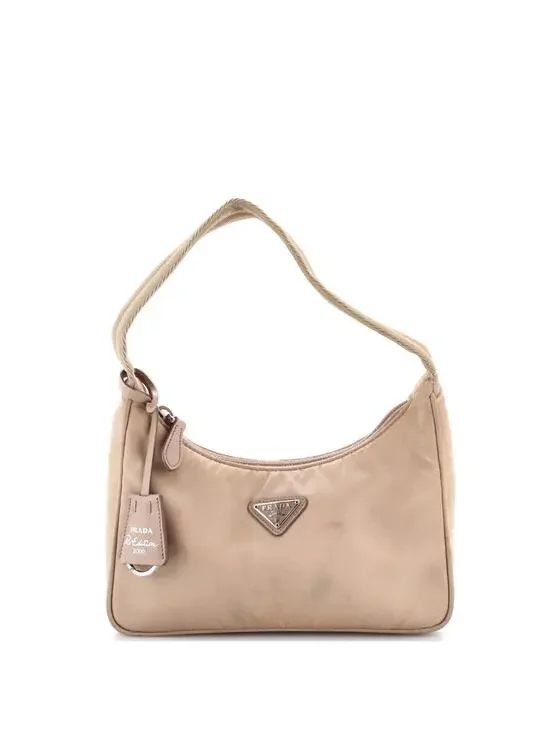 Prada Re-Edition Hobo Tessuto Mini #204329P10B