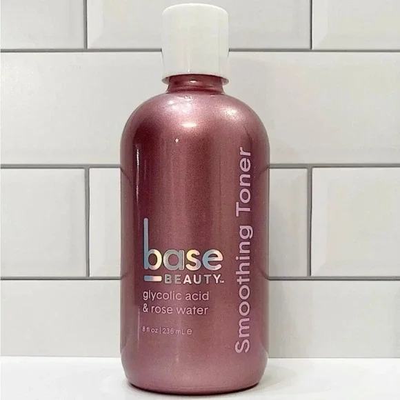 Base Beauty Glycolic Acid & Rose Water Smoothing Toner 8oz