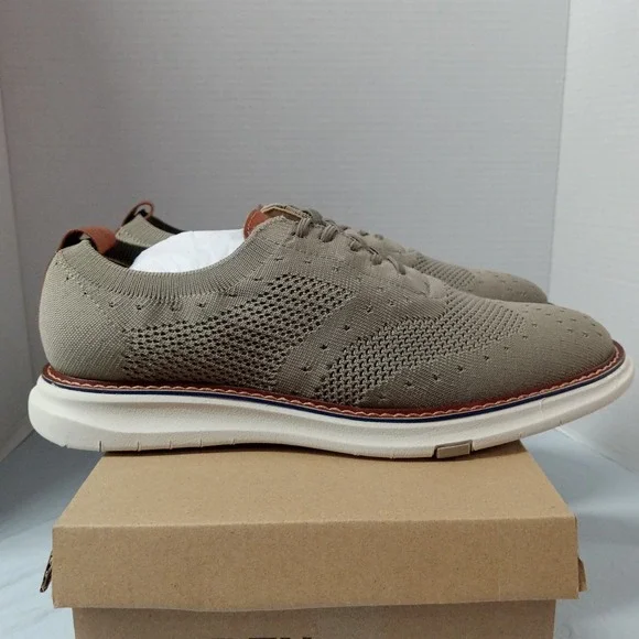 Madden MTRIPP Knit Men's Shoes Featuring Breathable Taupe Upper Size 9.5