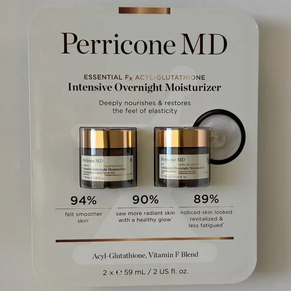 Perricone MD Intensive Overnight Moisturizer, 2 fl oz, 2-pack