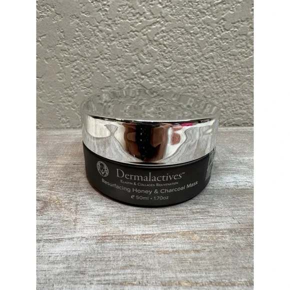 $14 🌙 Dermalactives Resurfacing Honey And Charcoal Mask Face 1.7 Oz SEALED