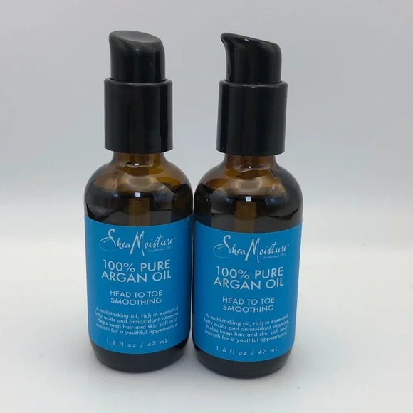 Shea Moisture 100% Pure Argan Oil -‎ Blue and Brown
