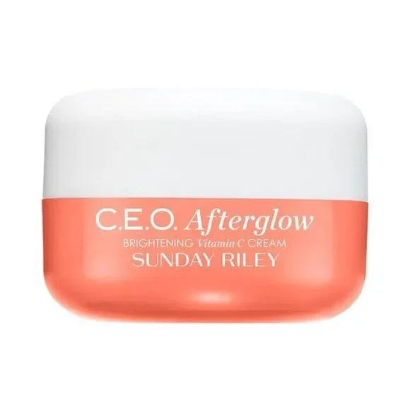 Sunday Riley CEO Afterglow Brightening Vitamin C Cream 0.5oz 15mL Travel Mini