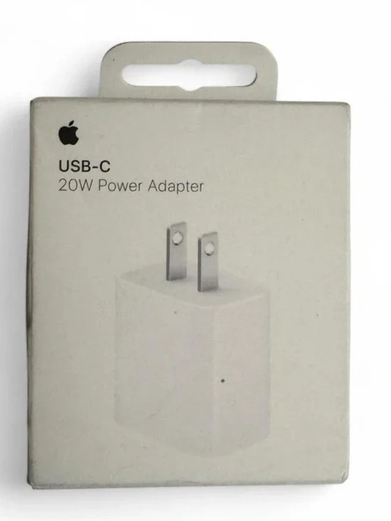 Apple USB-C 20W Power Adapter — White Retail Box
