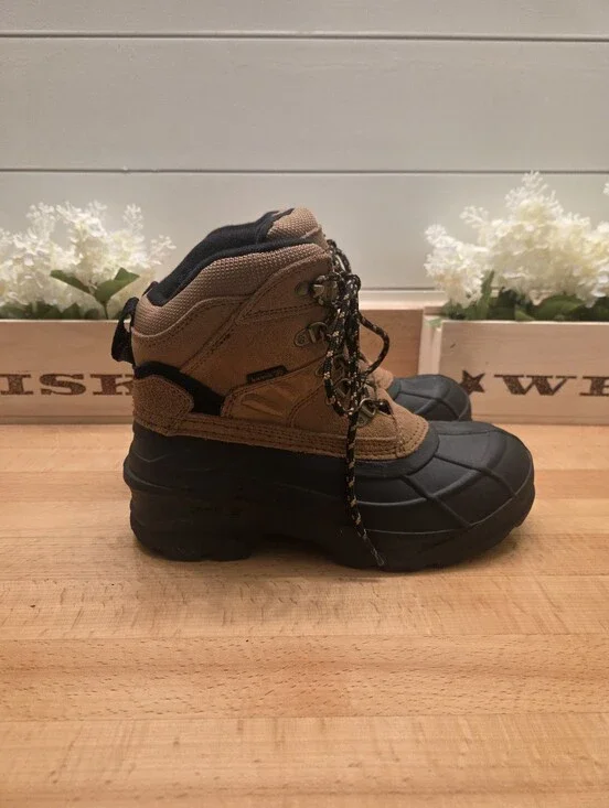 Kamik Men's Fargo 2 Waterproof Winter Boots Tan/Brown Suede Size 7