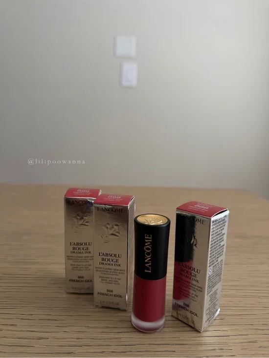 Lancôme L’Absolu Rouge Drama Ink 888 French Idol | Brand New in Box