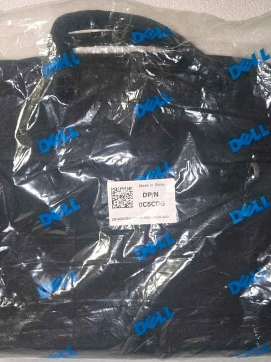Dell OEM Black Nylon Topload Notebook / Laptop Bag with Shoulder Strap - 17