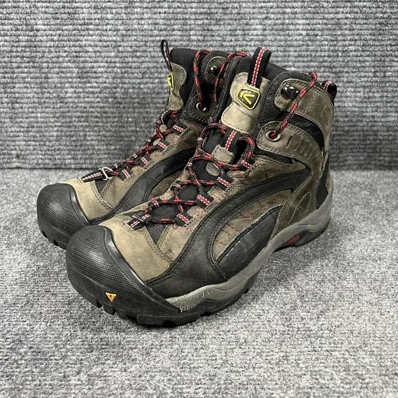 KEEN Boots Mens Size 11 Brown Nubuck Waterproof Insulated Hiking Snow 12017