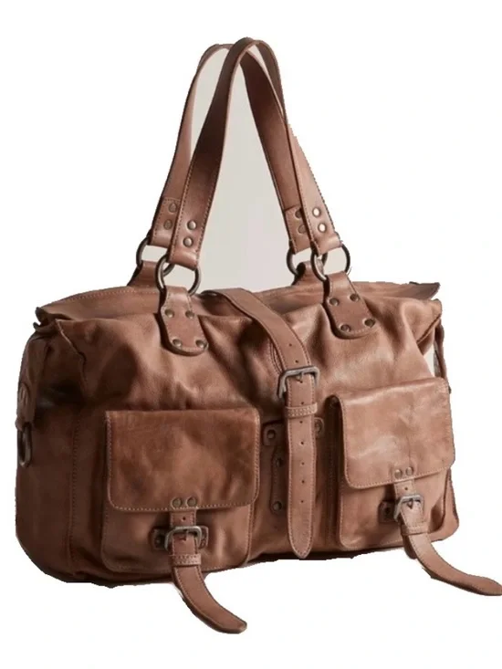 Free People We the Free Minas Messenger bag Smoke Brown