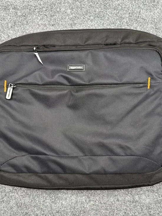 Amazon Basics Unisex Black Laptop Bag Carrying Case Damaged