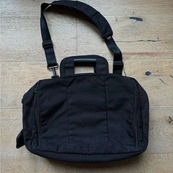 Laptop Carrying Briefcase Messenger Bag Computer Office Black price firm