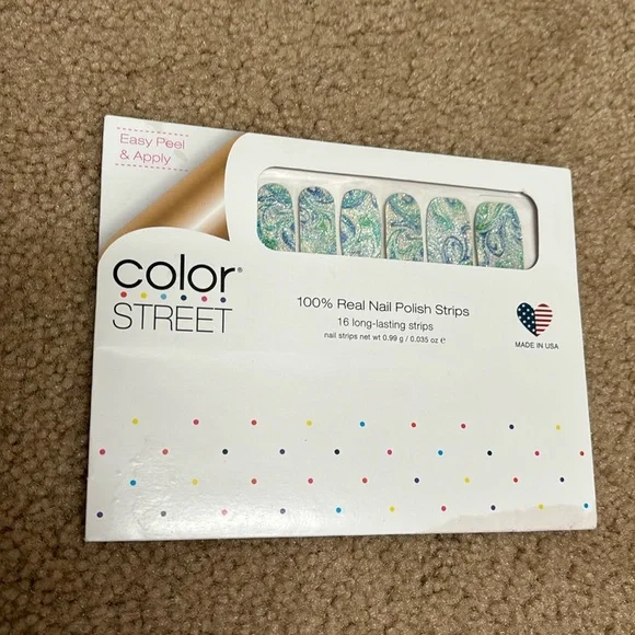 Color Street WATER YOU UP TO? Press On Nails 100% Real Polish