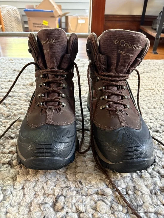 Columbia Men's Bugaboot Plus II Brown and Black Winter Boots