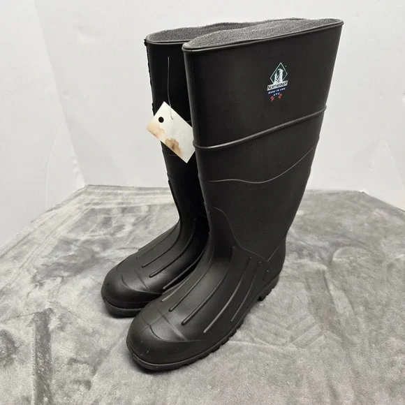 Northerner PVC Brown Waterproof Knee High Work Boots Made in USA 18805 Size 7