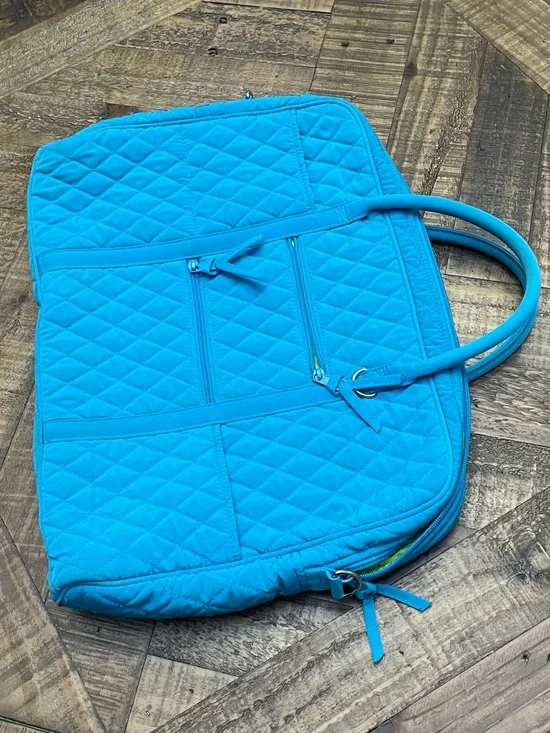a Vera Bradley Microfiber Turquoise Large Laptop Bag.