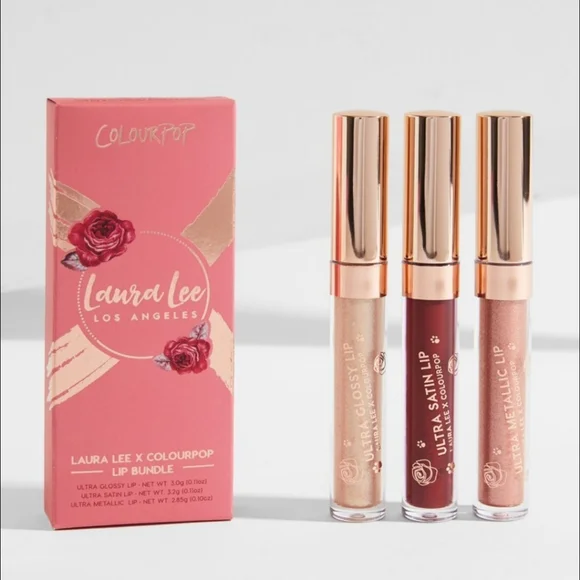 ColourPop Laura Lee Lip Trio - Wham Bam Glam -NIB