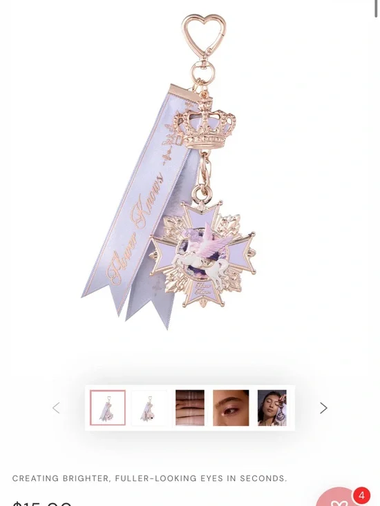 Lavender Unicorn Charm Eyeshadow Accessory - Women Makeup Eyeshadow