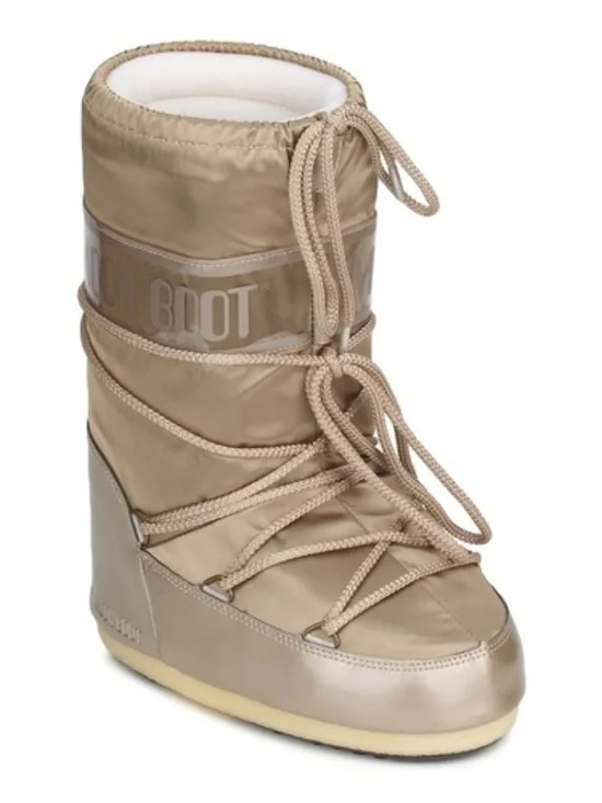 MOON BOOT Moon Boot Glance Men Size US 11-12.5 EU Size 45-47 Color Platinum NEW!