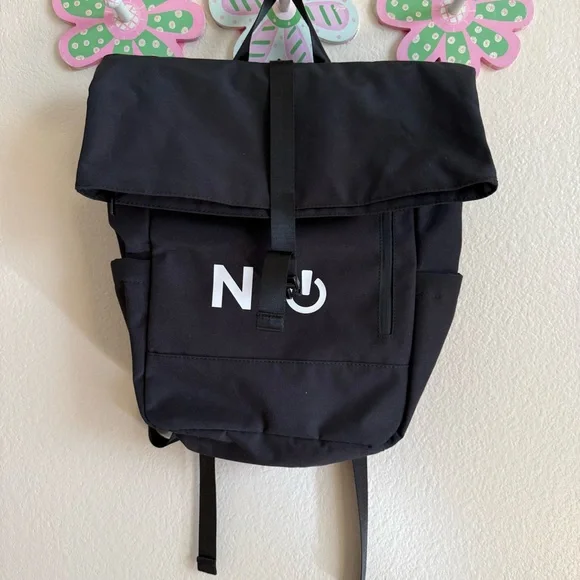 NWT Black Malibu 19L Roll Top Backpack