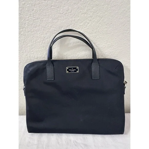 Kate Spade New York Black Nylon Briefcase for 15