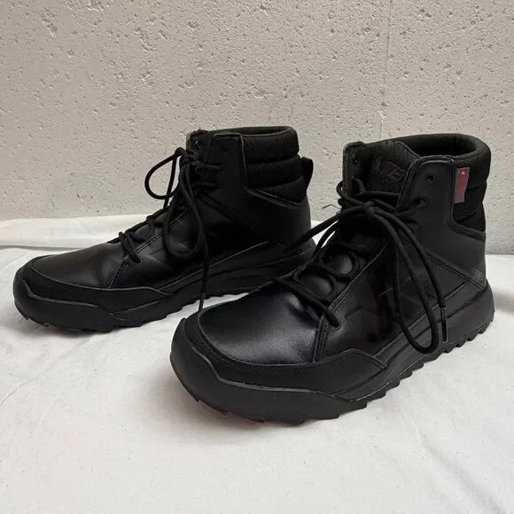 ADIDAS Terrex Climawarm All Black Outdoor Hiking Boots Mens 8