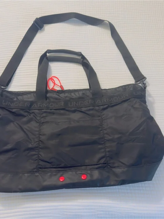 Under Armour Black Duffel Tote Bag