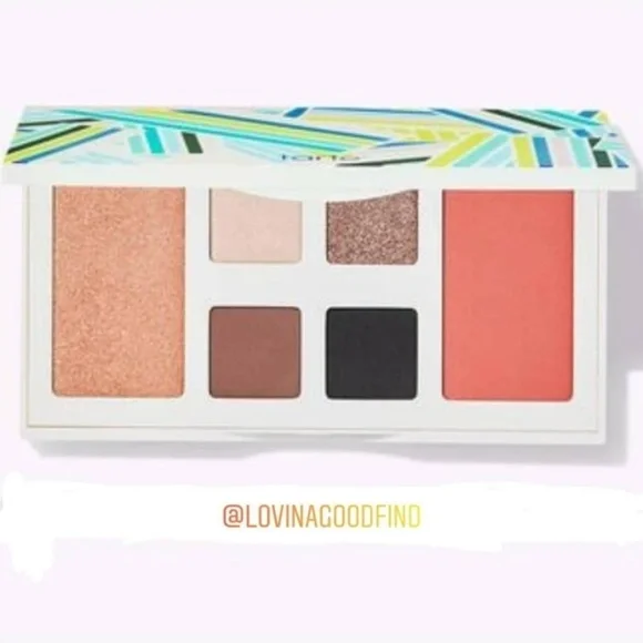 Tarte Gilded Gifts Palette NWT 4 Eye Shadows and 2 Blushes (Limited Edition)