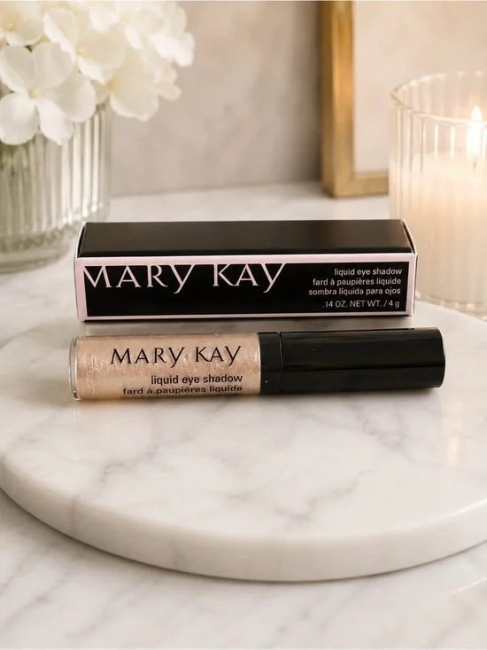 Mary Kay Liquid Eye Shadow “Light Beam” | Shimmer Champagne | New in Box