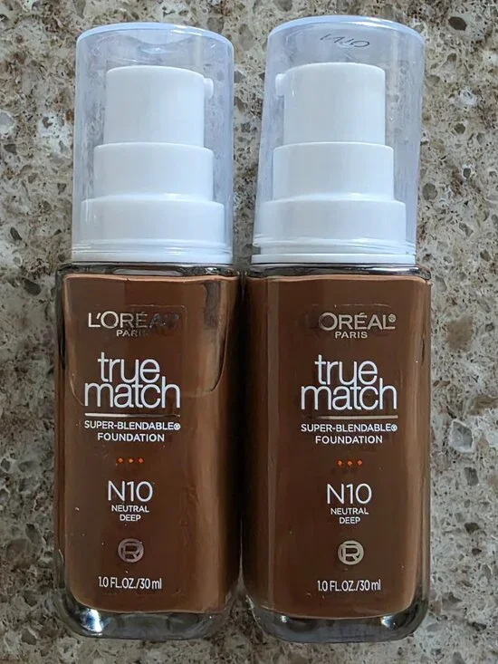 L'Oréal True Match Foundation N10 Neutral Deep Bundle of 2 New
