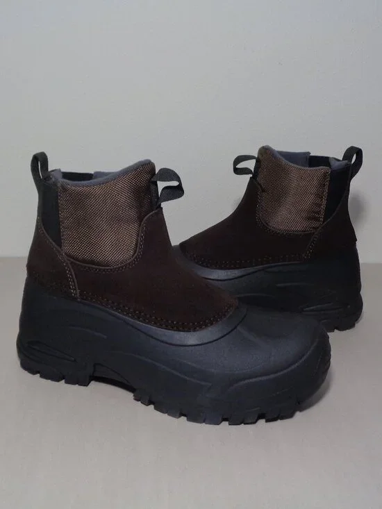 Staheekum Size 10 M / YUKON / Brown / Slip On / Winter / Boots New Men's Shoes