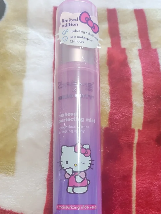 Creme Shop  Hello Kitty Makeup Perfecting Mist - Pink and Purple