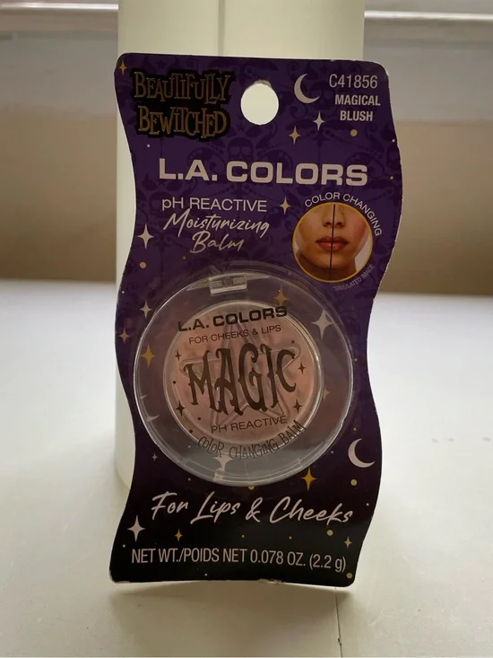 L.A. Colors pH Reactive Moisturizing Balm for Lips & Cheeks – Magical Blush NIP