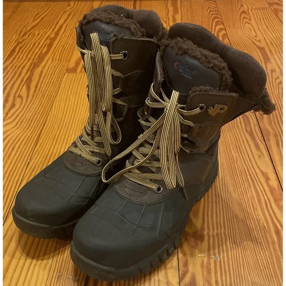 Pajar Canada Men's Size 8-8.5 Winter Boots Waterproof Tex -30° F Sherpa Lined