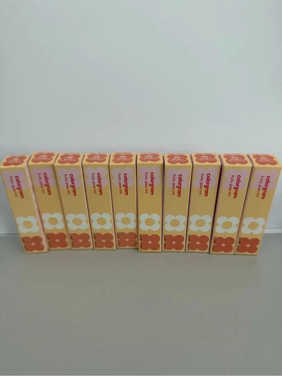 10 PCS Colorgram Fruity Glass Tint Sweet Persimmon 3g (K-Beauty) New in Box