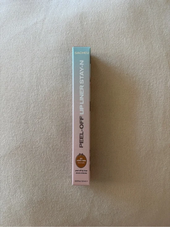 Sacheu Peel-Off Lip Liner Stay-N in 01 nOOHde NIB NWT