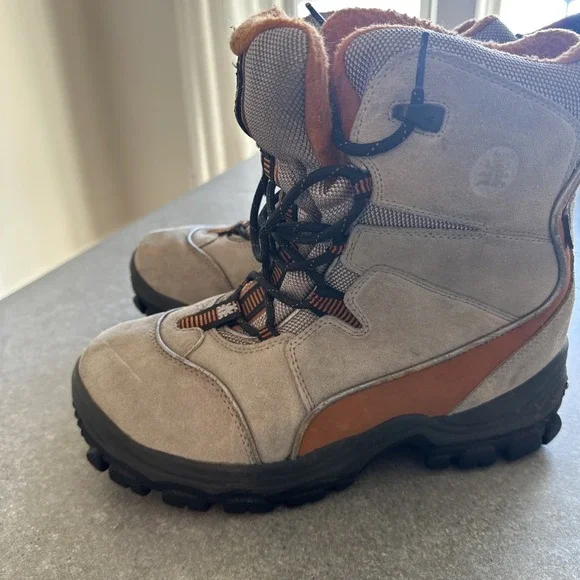 Icebug Sorsa Snow Ice Boots Men US size 8/41 Beige Lace Up