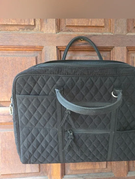 Vera Bradley Black Laptop Carrying Case